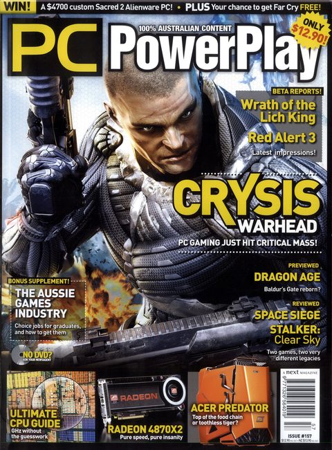 PC PowerPlay #157 · November 2008 cover