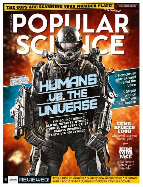 Popular Science July 2014 cover